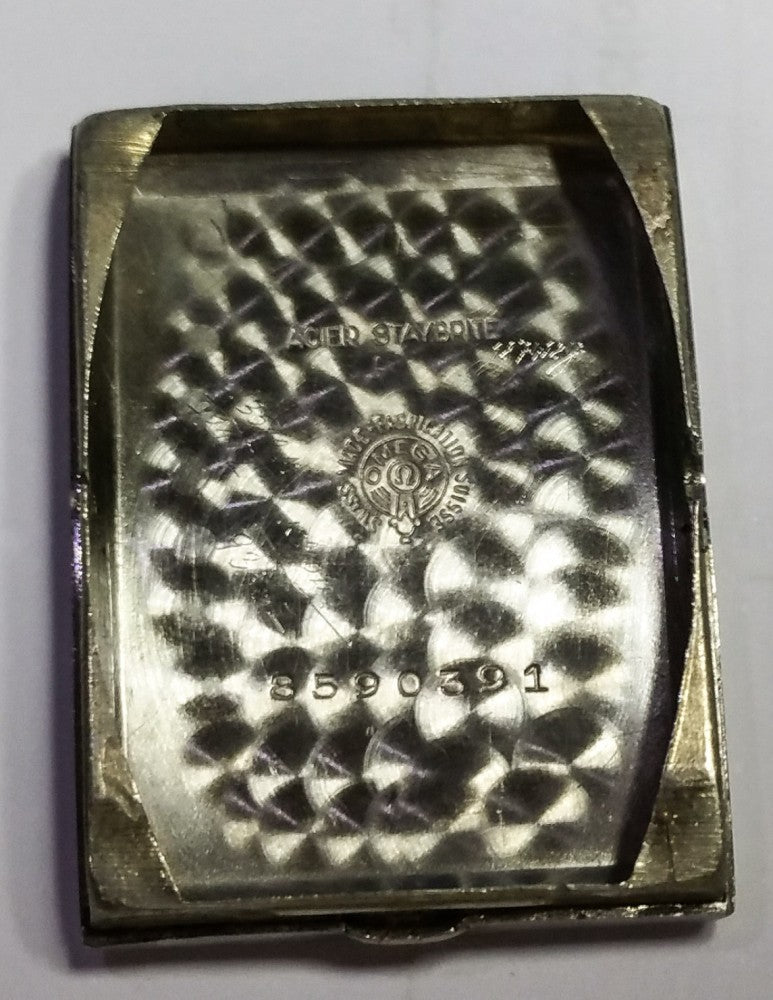 Original Two Tone Dial in Deco Style Stainless Steel Case 1934