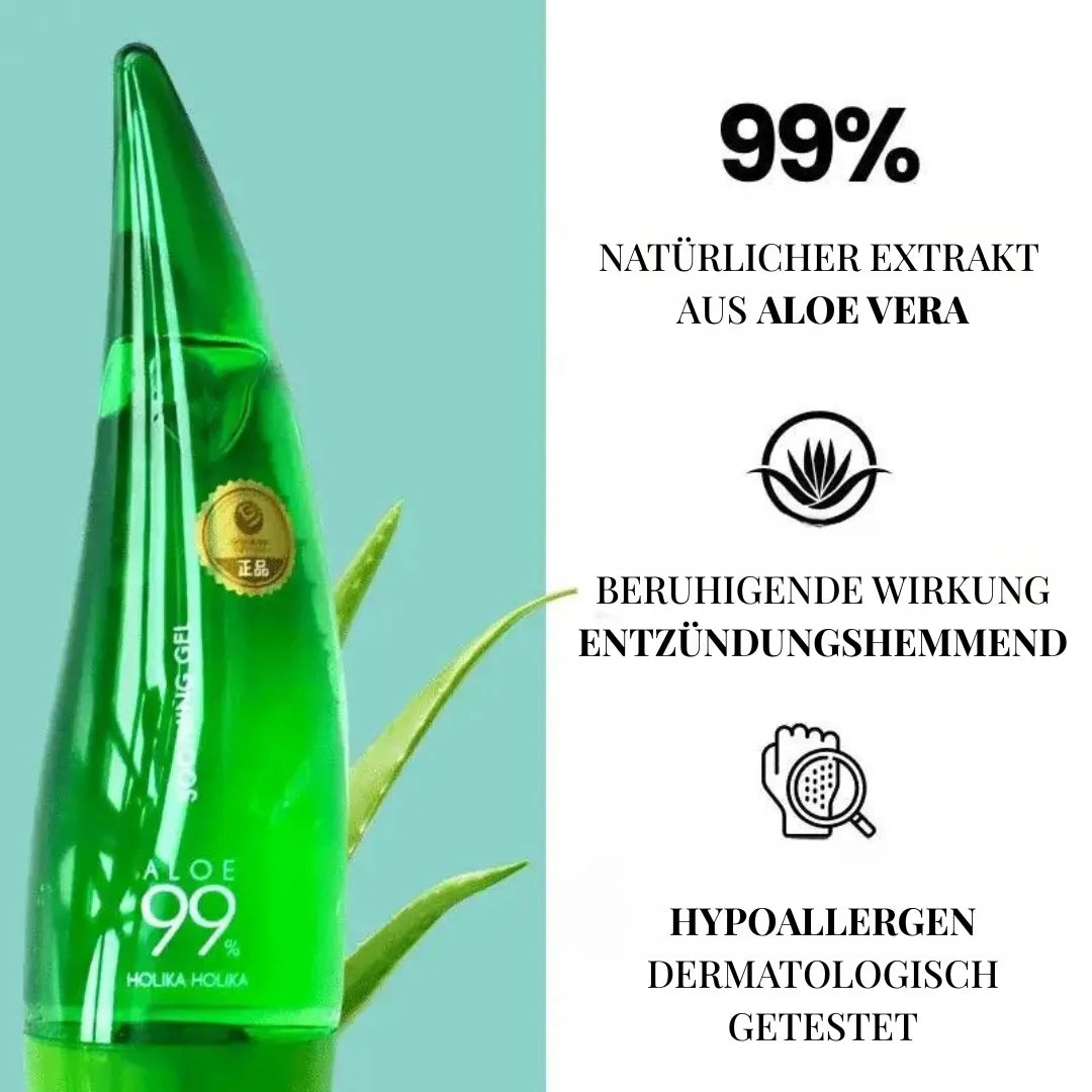 Reines Aloe Vera Gel – Für Gesicht & Haare | 100 % Natur