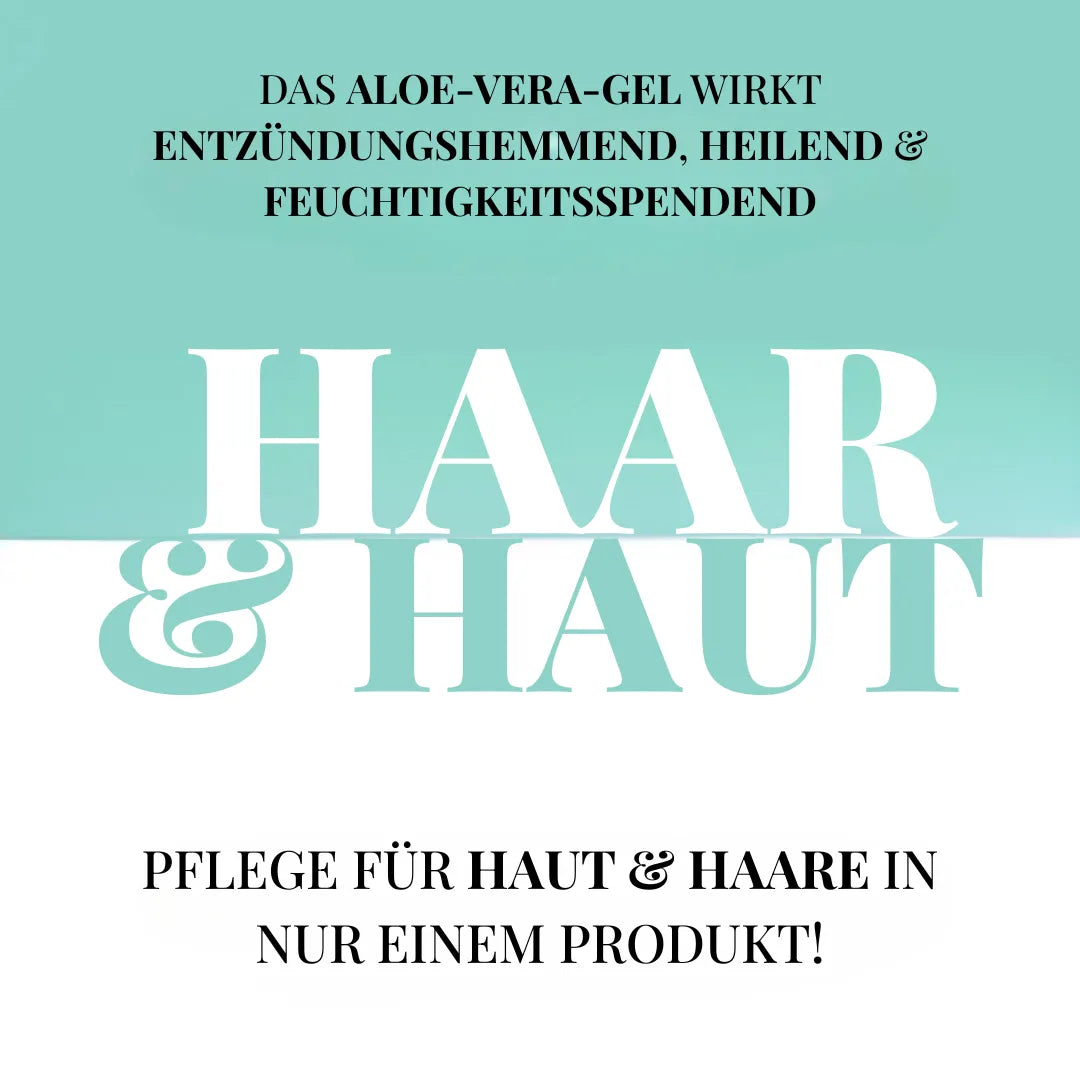Reines Aloe Vera Gel – Für Gesicht & Haare | 100 % Natur