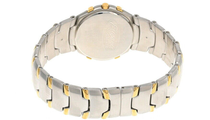 Elegance Gold Dial Two-tone Stainless Steel Men's Watch