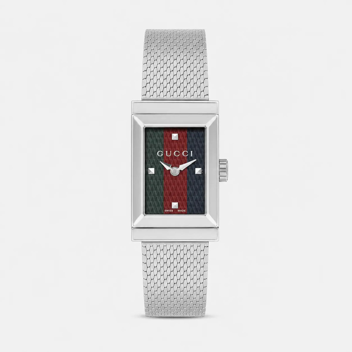 G-Frame 14x25 mm Stainless Steel Green/Red/Blue Dial Women's Watch