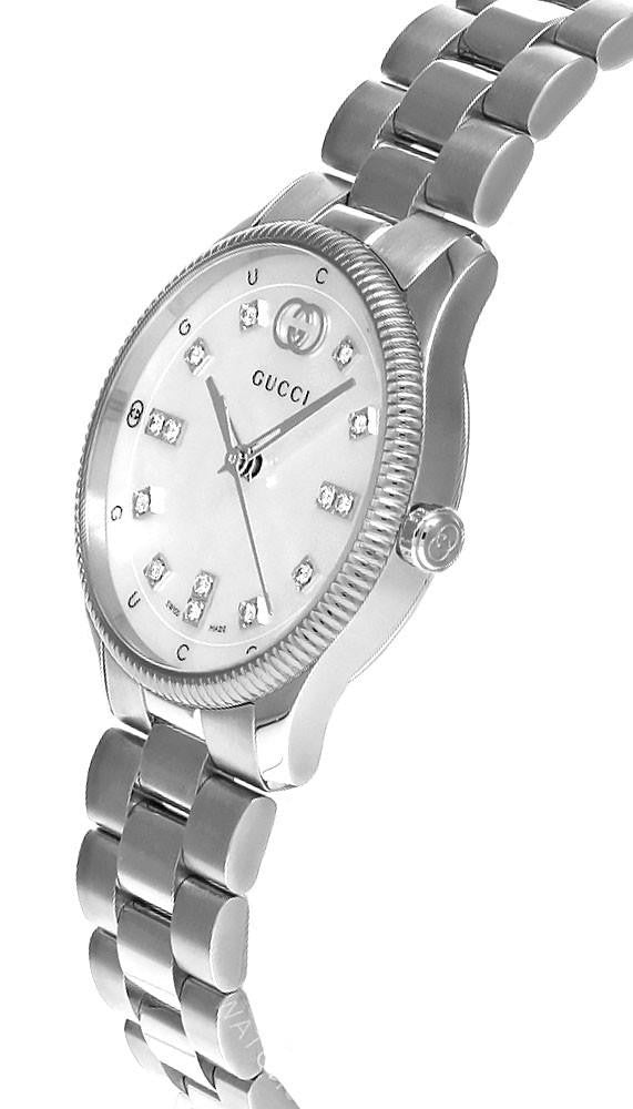 G-Timeless 29 mm Stainless Steel White MOP Dial Women's Watch