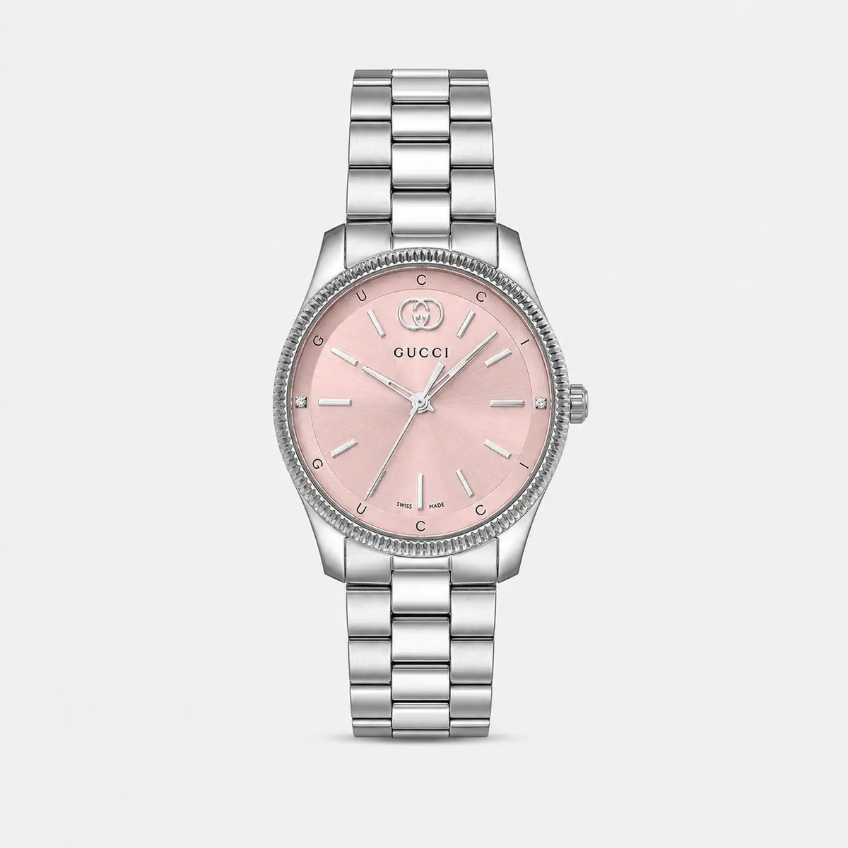 G-Timeless 29 mm Stainless Steel Pink Dial Women's Watch
