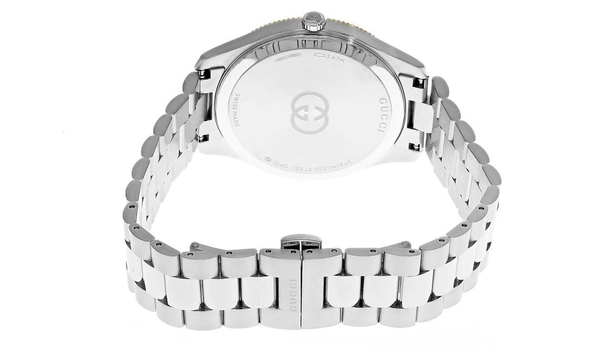 G-Timeless Quartz 38 mm Yellow Gold Bezel Men's Watch