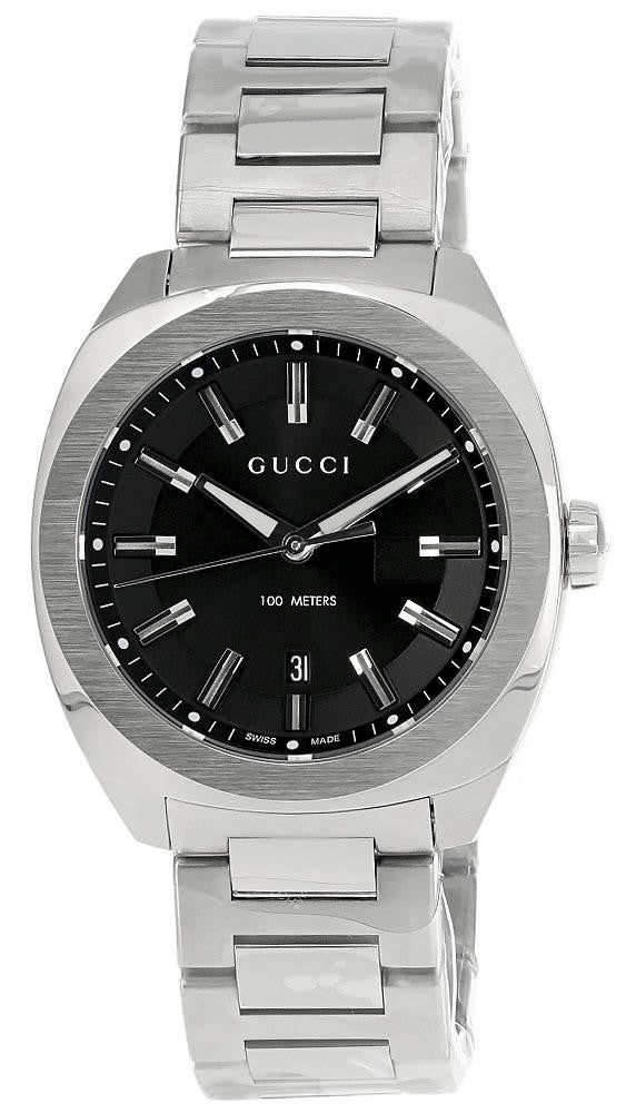 GG2570 40 mm Quartz Stainless Steel Black Dial Men's Watch
