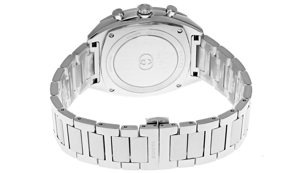 Interlocking G Quartz Stainless Steel 41 mm Green Dial Men's Watch
