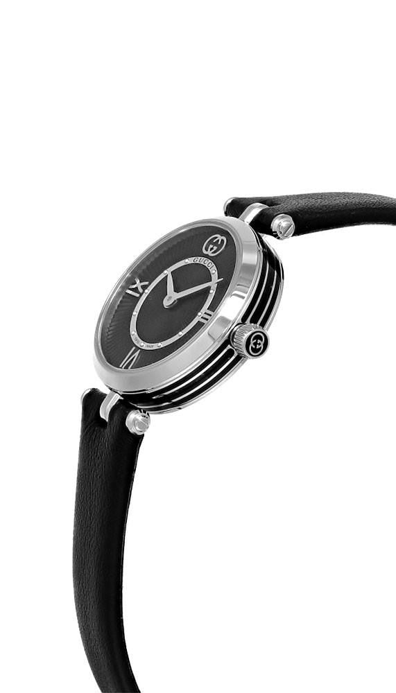Model 2000 Quartz 24 mm Black Leather Women's Watch