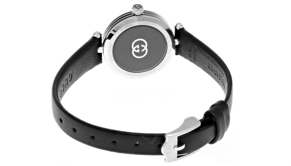 Model 2000 Quartz 24 mm Black Leather Women's Watch