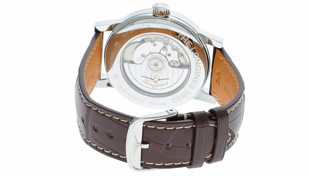1832 Automatic 40 mm Beige Dial Leather Men's Watch