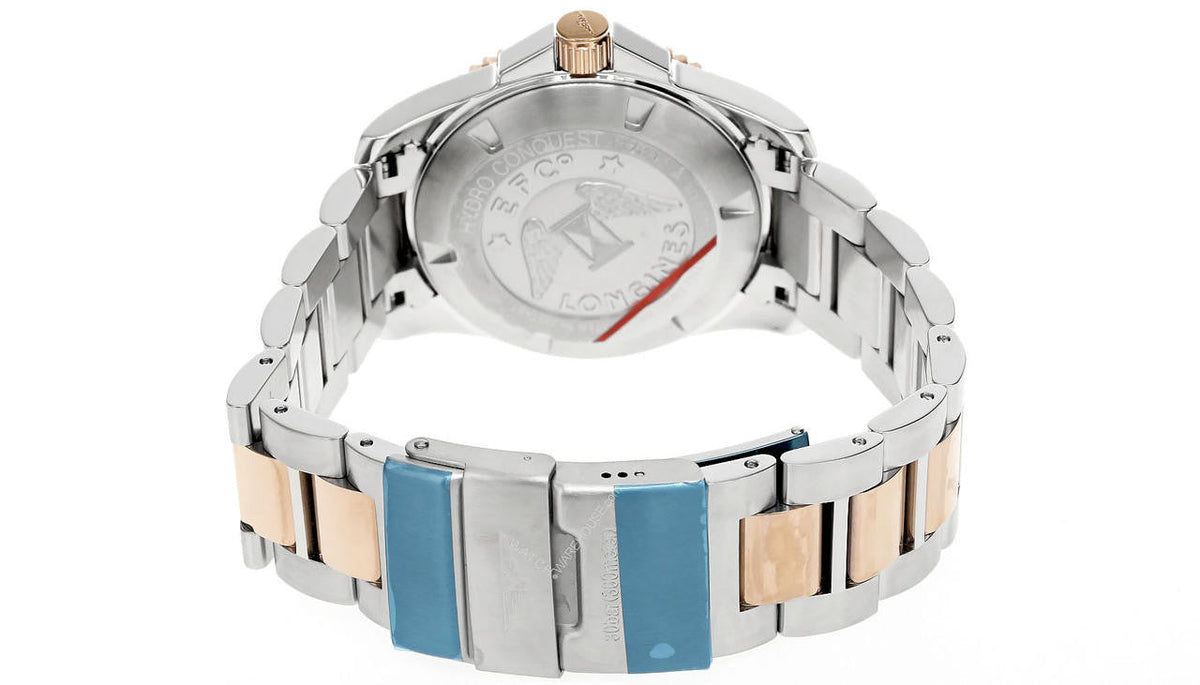 HydroConquest 41 mm Blue Dial 2Tone Men's Watch
