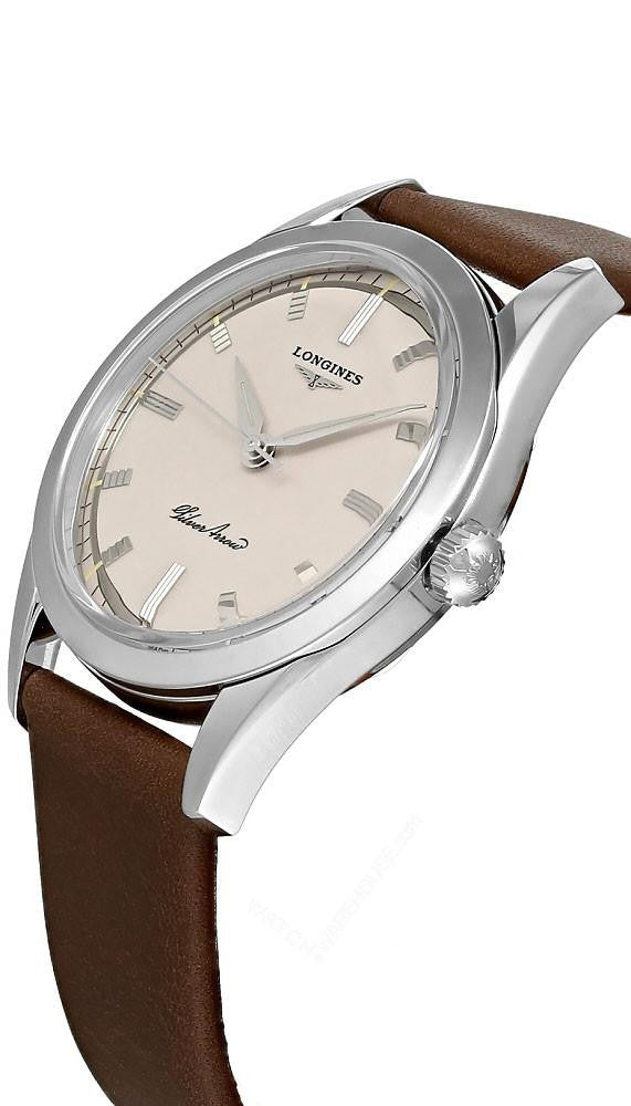 Silver Arrow Automatic 38.5 mm Leather Men's Watch
