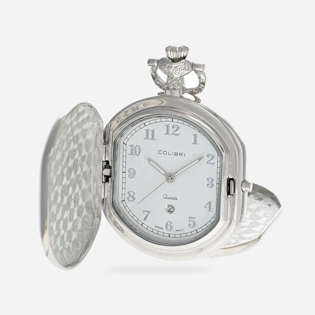 Quartz Silver Pocket Watch Model