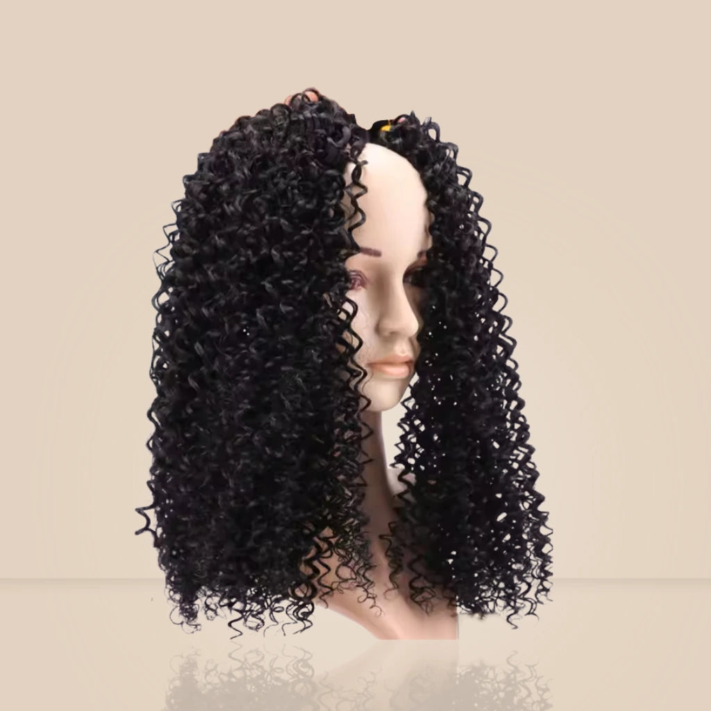 Natürliches Locken-Mega-Haar: Echthaar mit weicher Textur