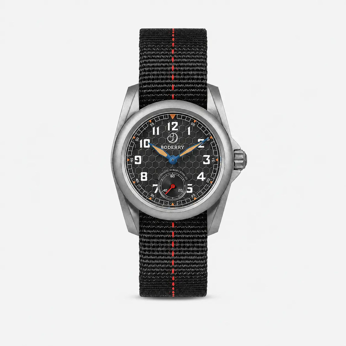 VOYAGER S72 – 72-Hour Power Reserve Titanium Automatic Field Watch, 100M Water Resistant | Grey