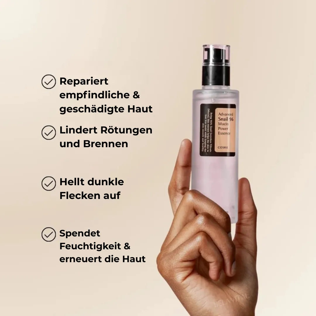 Advanced Snail 96 Serum | Koreanisches Hautpflege-Wunder mit 96 % Schneckenschleim