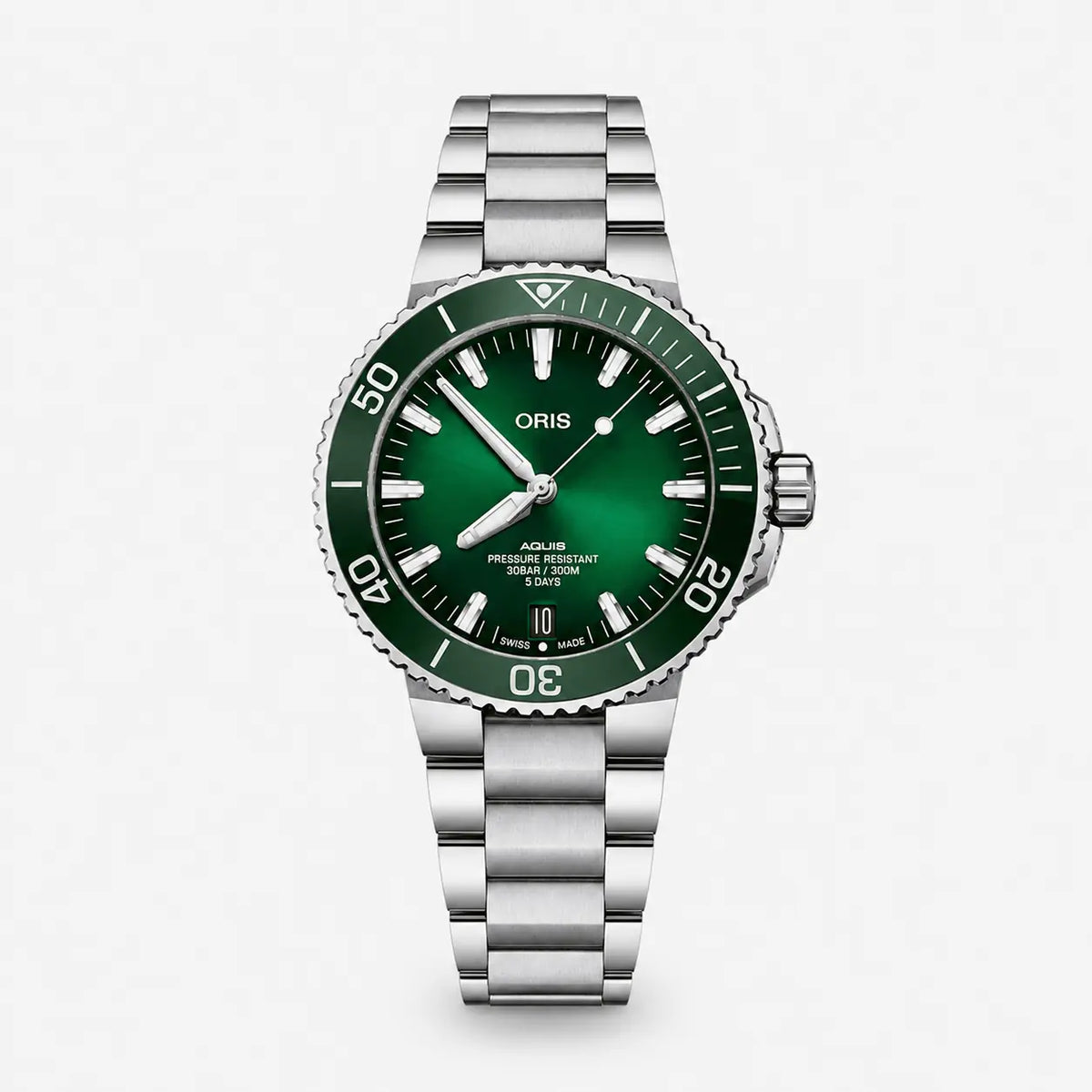 Aquis Date Calibre 400 Green 43.5 mm