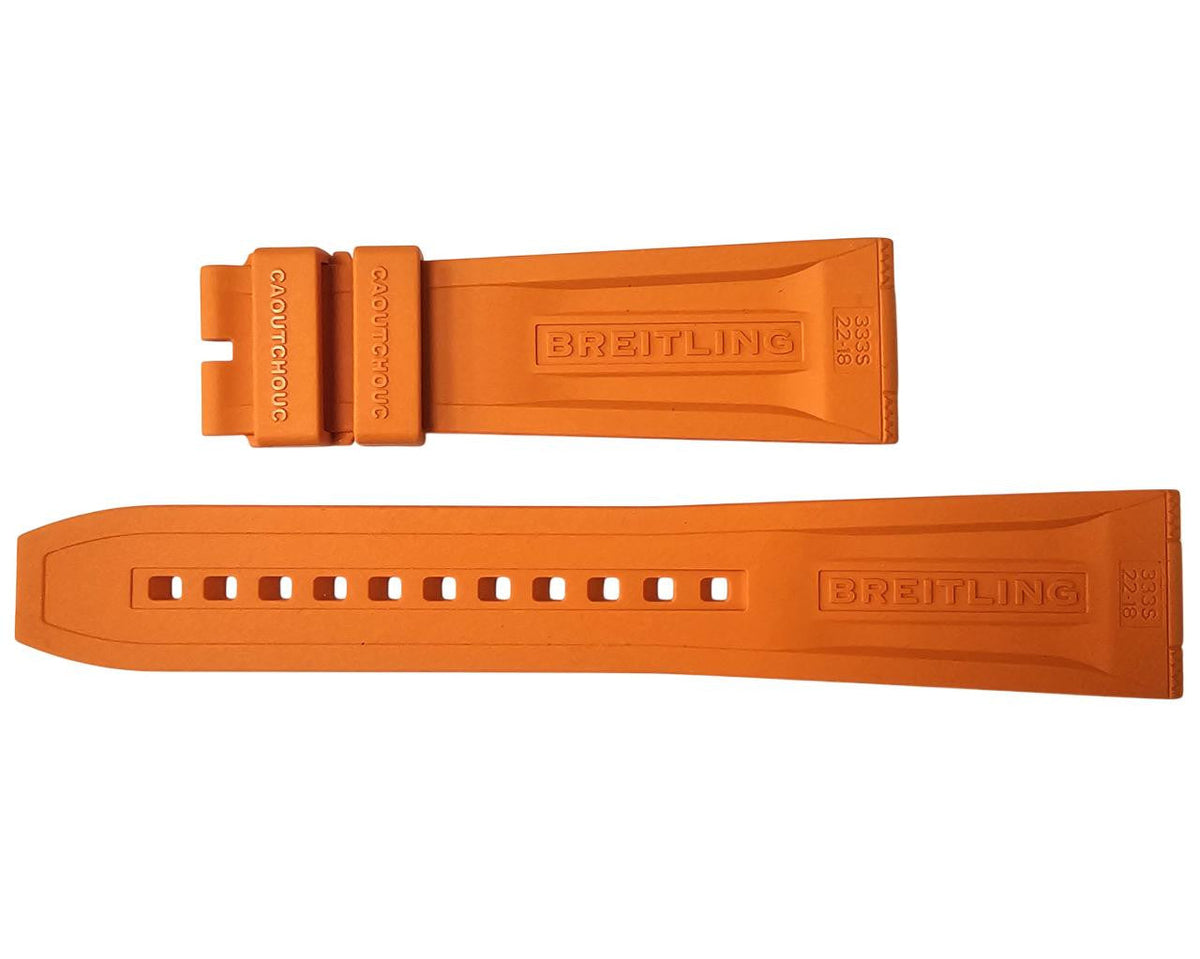Orange Diver Pro 22/18 mm Rubber Strap 333S