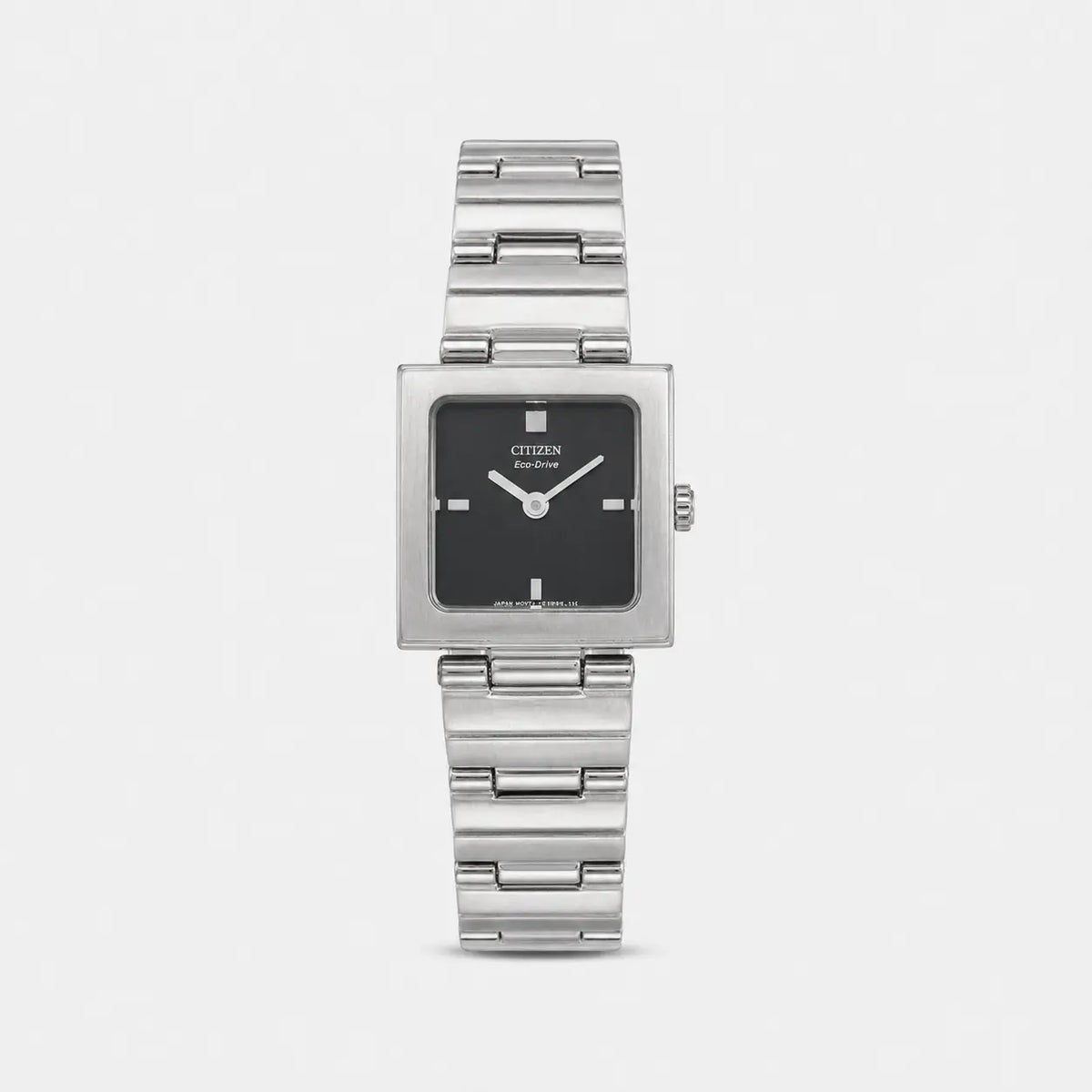 Black Dial Stainless Steel Women's Watch