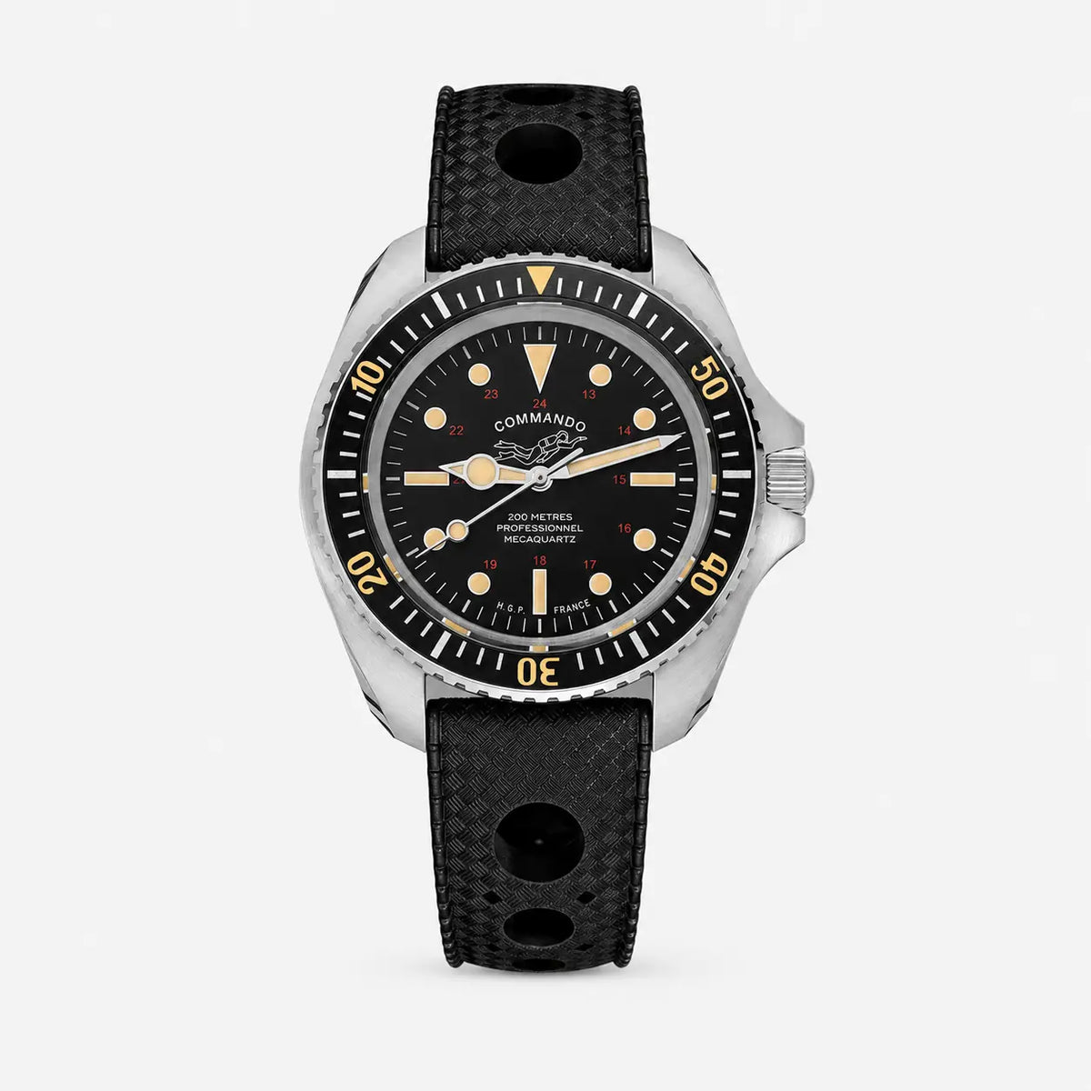 Diver 200M Mecaquartz Commando Diving Watch - Vintage
