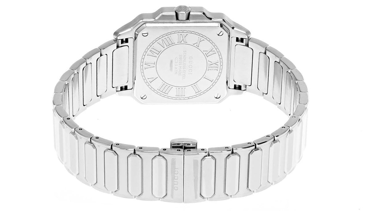 G-Flat Quartz Stainless Steel 30 mm Silver Dial Women's Watch