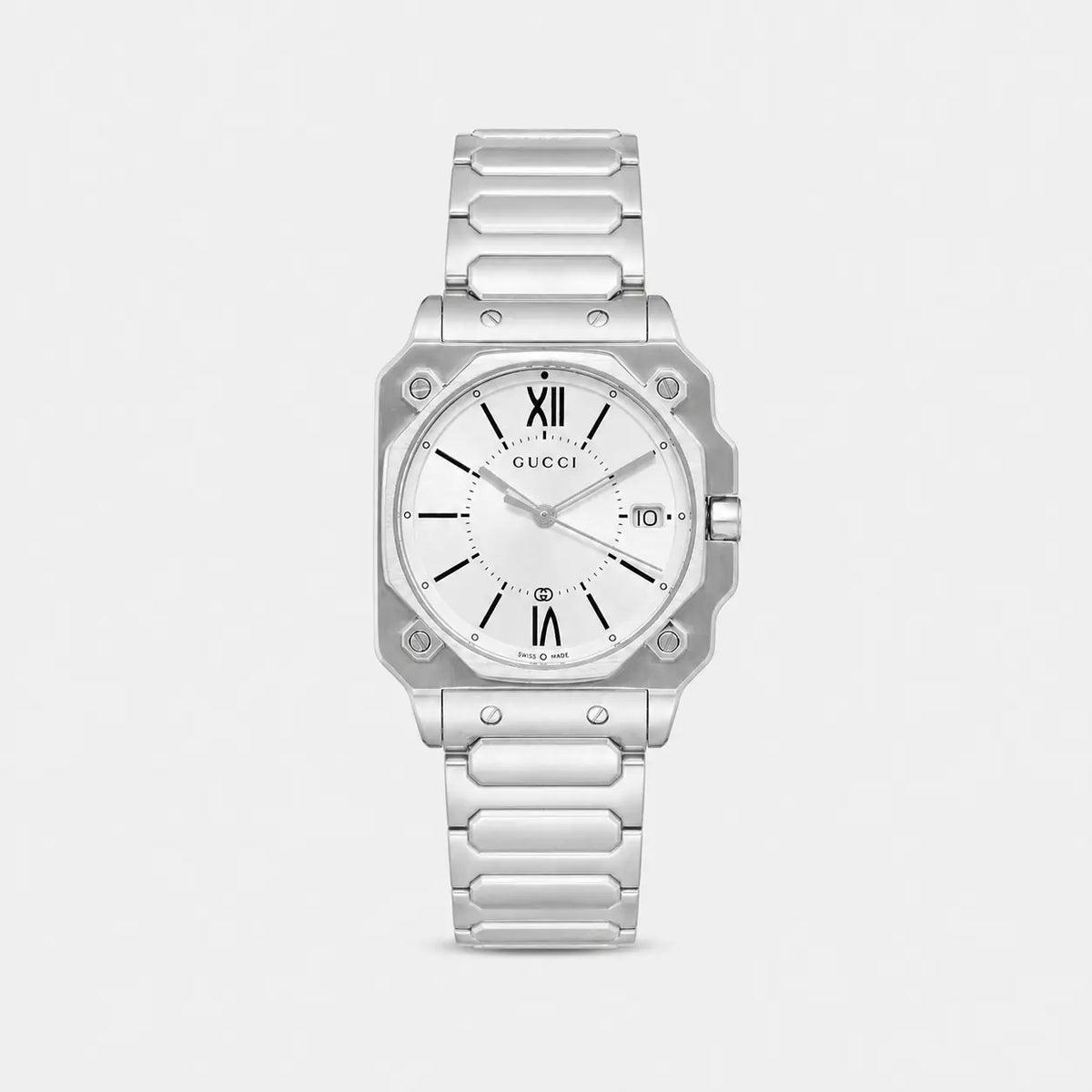 G-Flat Quartz Stainless Steel 30 mm Silver Dial Women's Watch