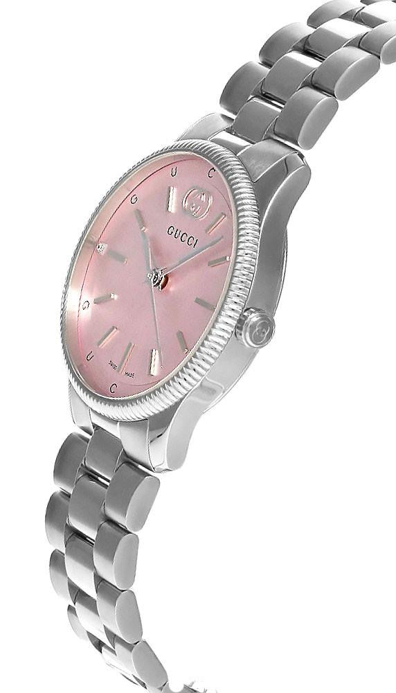 G-Timeless 29 mm Stainless Steel Pink Dial Women's Watch