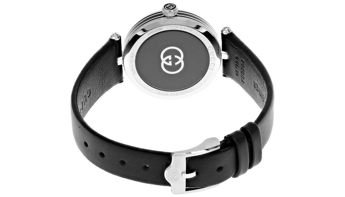 Model 2000 Quartz 30 mm Black Leather Women's Watch