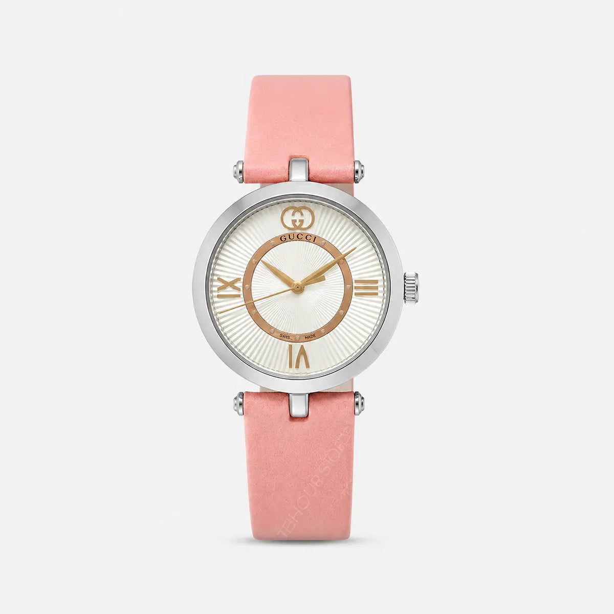 Model 2000 Quartz 30 mm Pink Leather Women's Watch