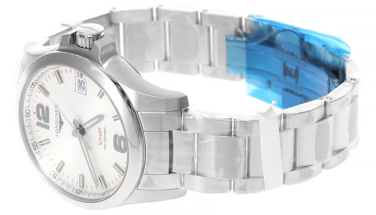 Conquest V.H.P. 41 mm Silver Dial Men's Watch