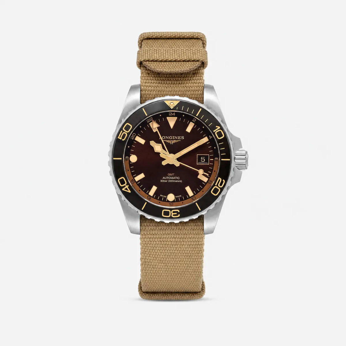 GMT HydroConquest Automatic 41 mm Brown Dial Men's Watch
