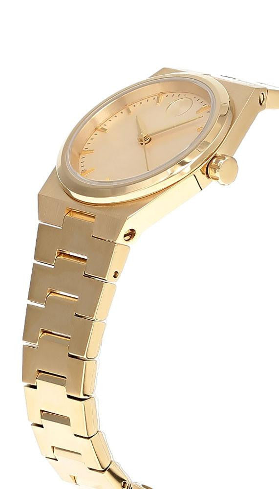 Bold Quest Mini Quartz Stainless Steel 28 mm Gold-Tone Women's Watch