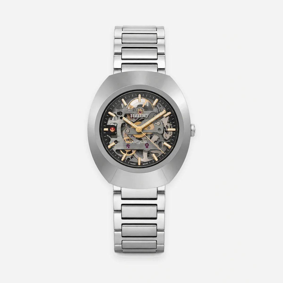 DiaStar Original Automatic Stainless Steel 38 mm Skeleton Dial Men's Watch