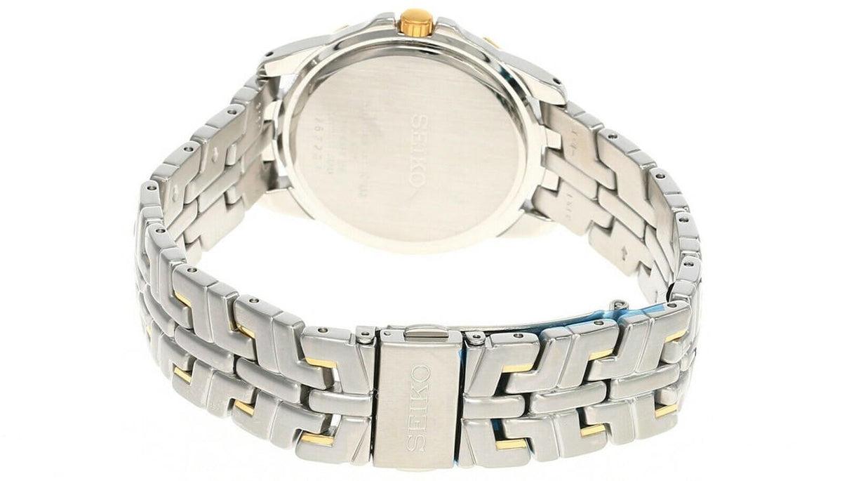 White Dial Two-tone Stainless Steel Men's Watch