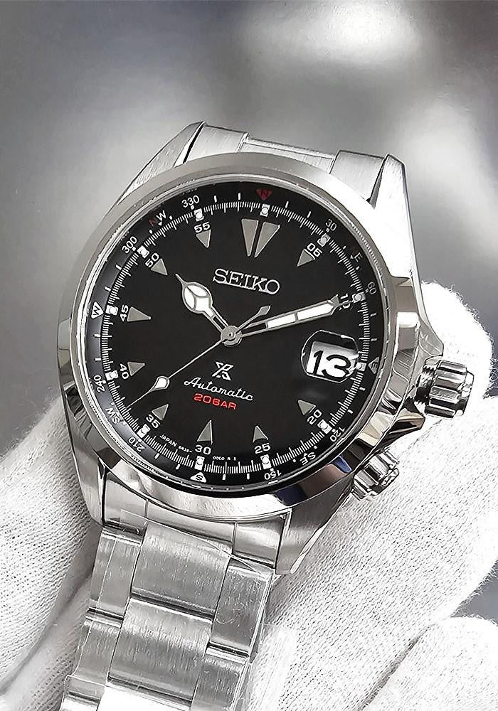 Prospex Alpinist Stainless Steel 39.5 mm Black Dial Men's Watch