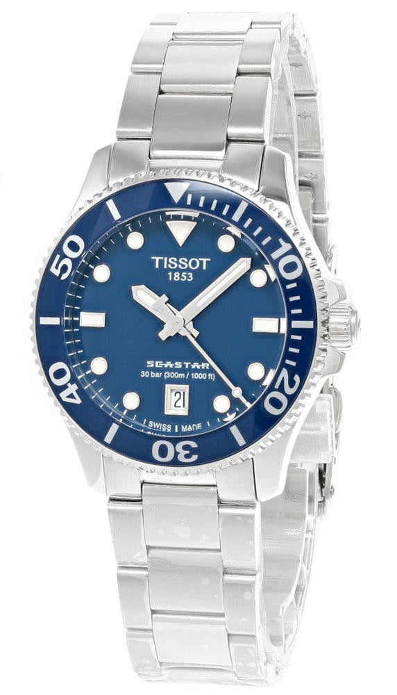 SeaStar 1000 36 mm Blue Dial Stainless Steel Unisex Watch