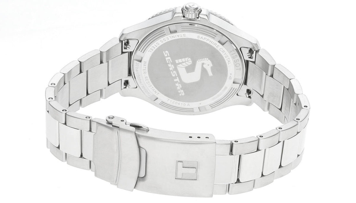 Seastar 1000 40 mm Quartz Stainless Steel Blue Dial Men's Watch