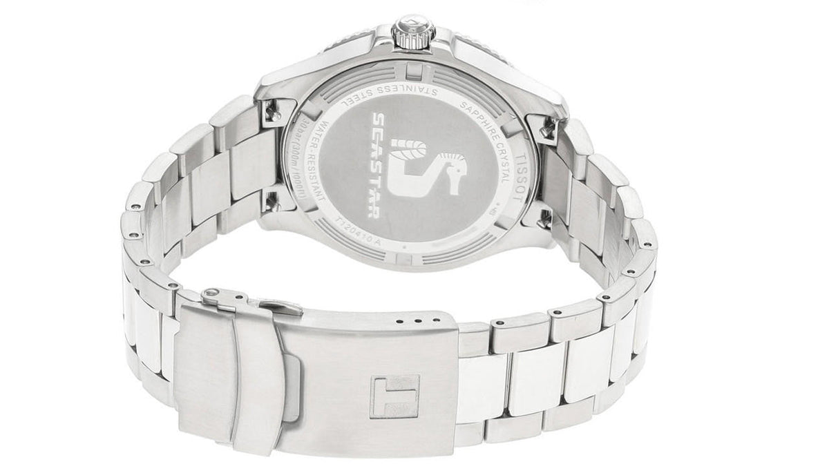 Seastar 1000 Black Dial 40 mm Stainless Steel Men's Watch